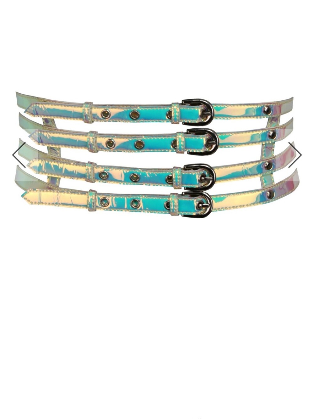 Pearlescent PVC Rave Belt - Picture 2 of 7
